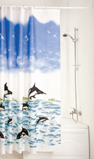 BLACK DOLPHİN BANYO PERDESİ